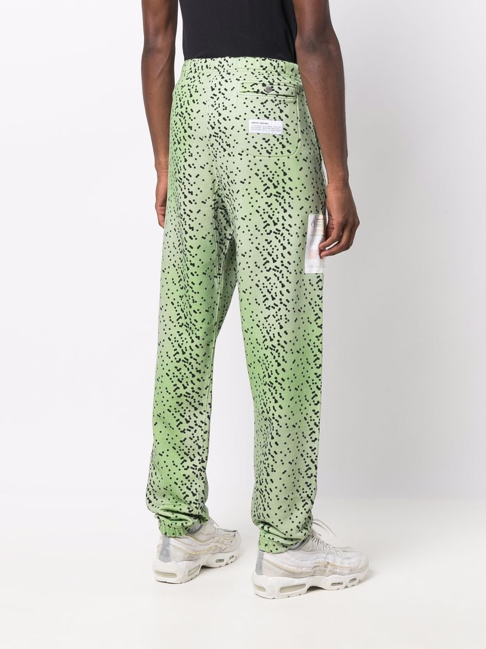 abstract-spot track pants - 4