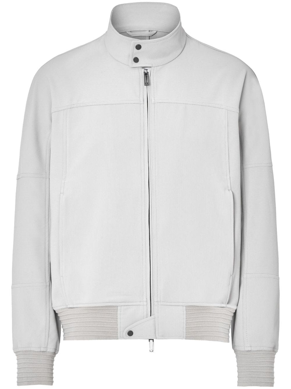 band-collar bomber jacket - 1