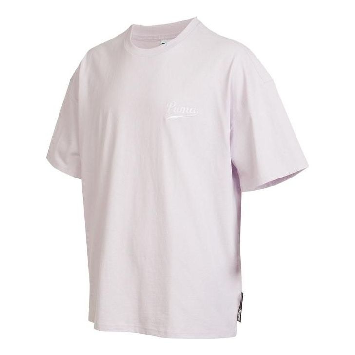 PUMA Logo Tee 'Pink' 537874-17 - 1