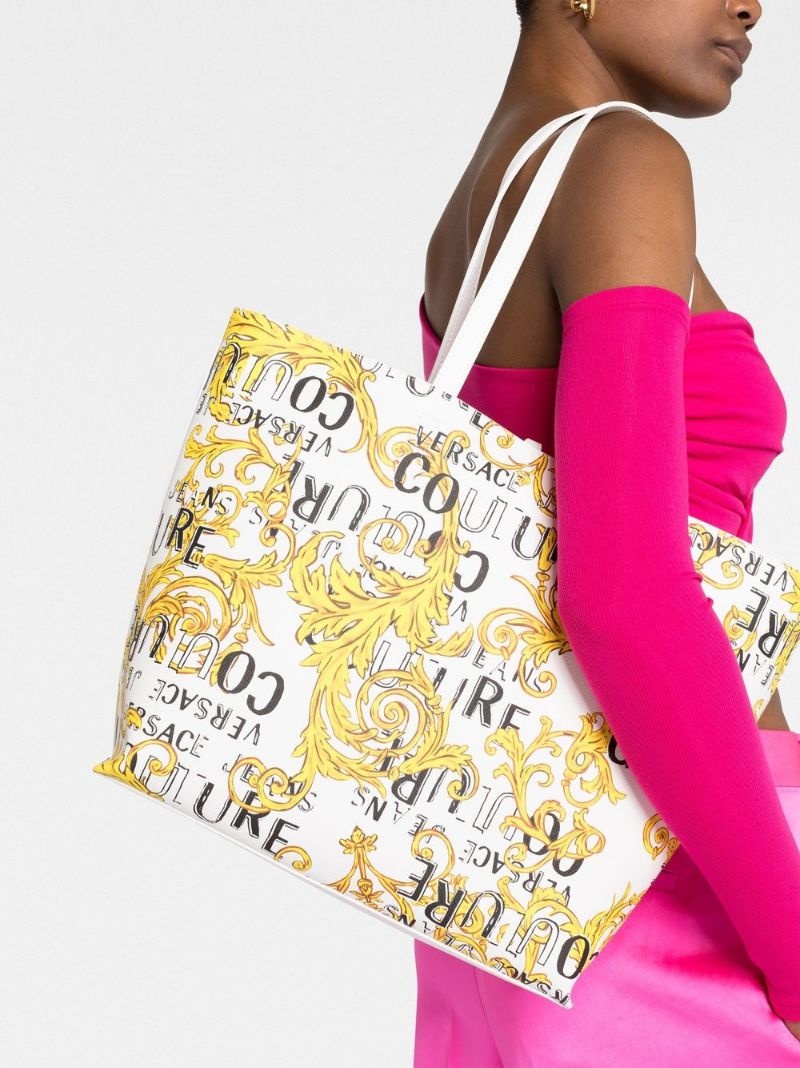 Couture-print tote bag - 3