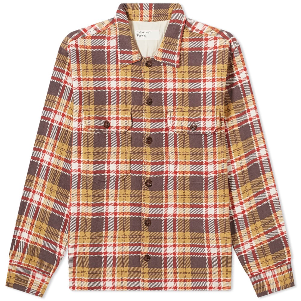 Universal Works Heavy Check Utility Shirt - 1