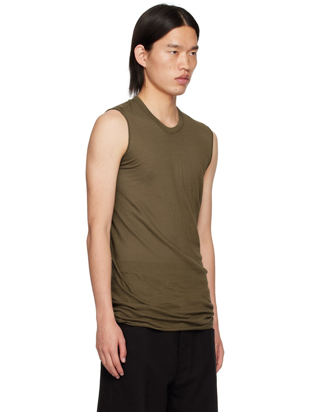 Khaki Porterville Basic Tank Top - 2