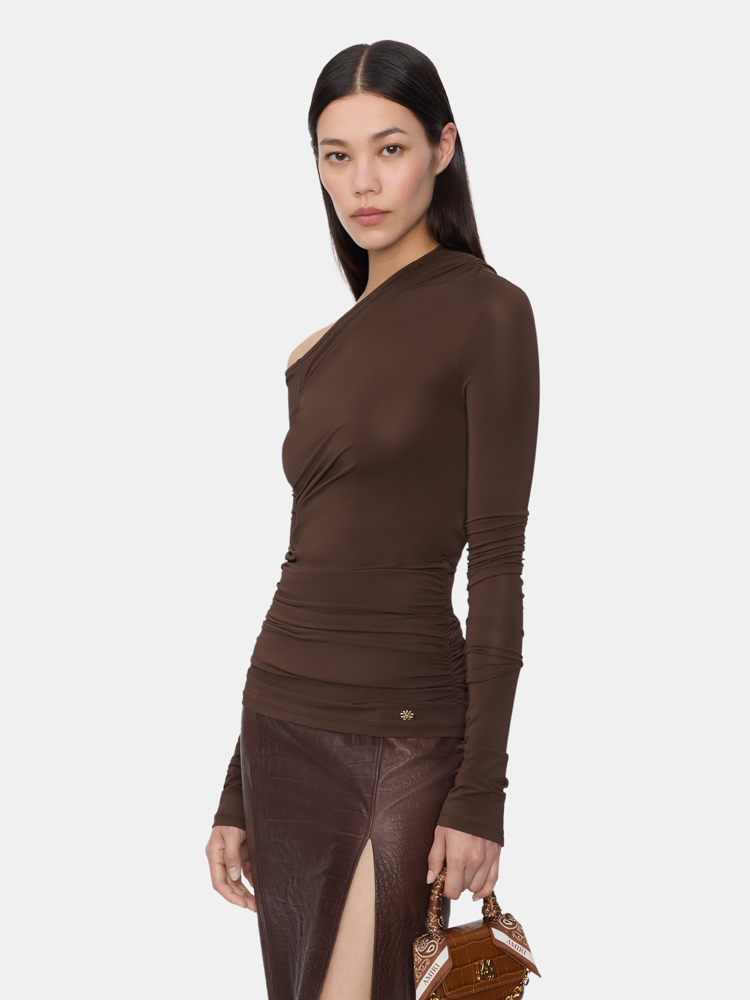 WOMEN'S MA OFF THE SHOULDER LONG SLEEVE TOP - 3