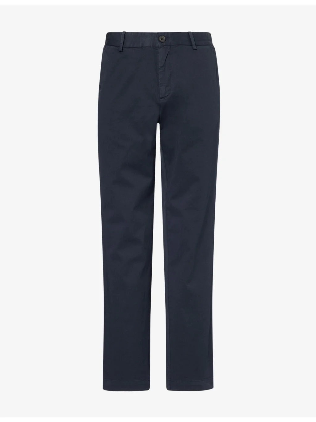 Regular-Fit Flat-Front Stretch-Cotton Chino Trousers - 1