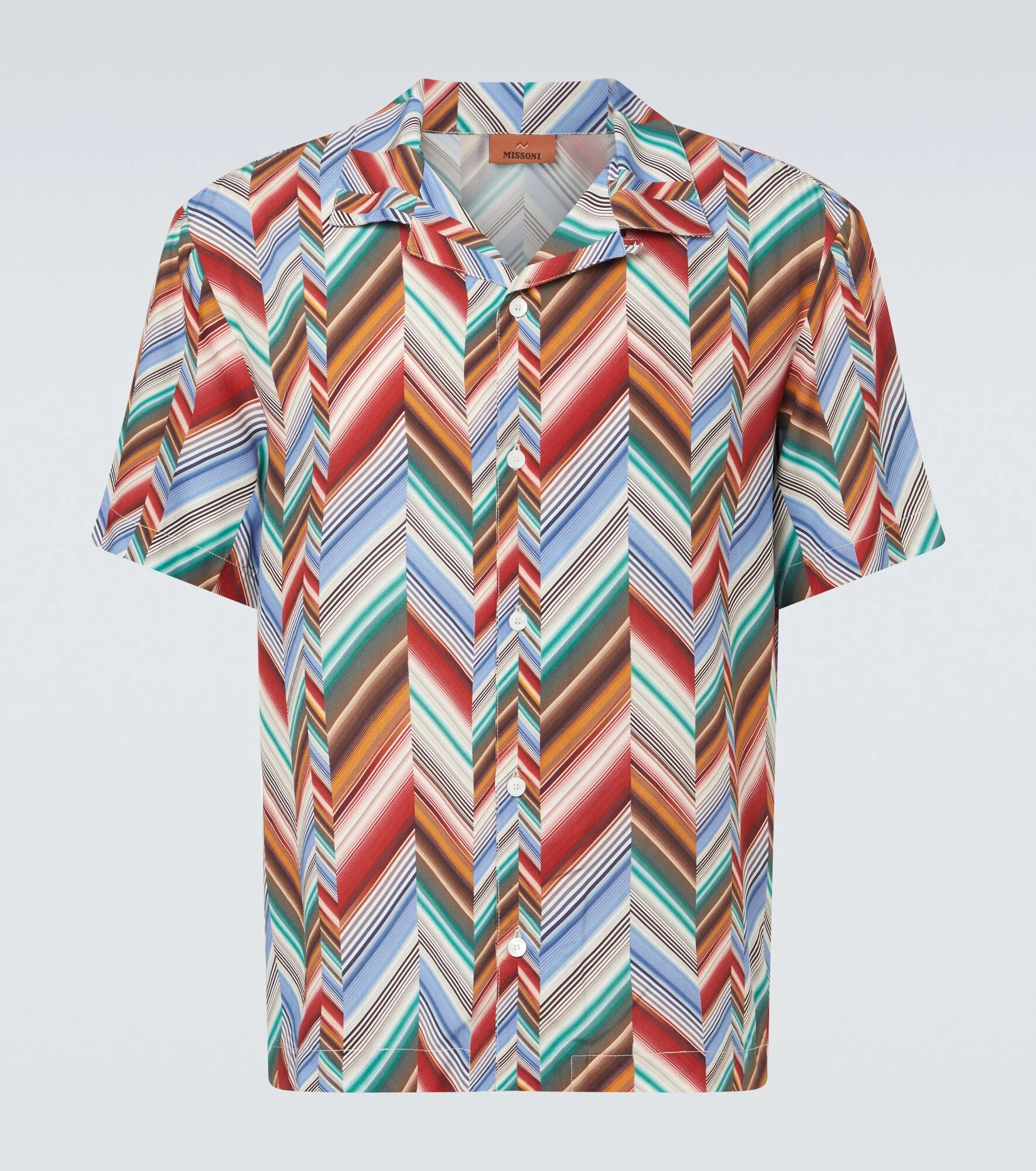 Zigzag bowling shirt - 1
