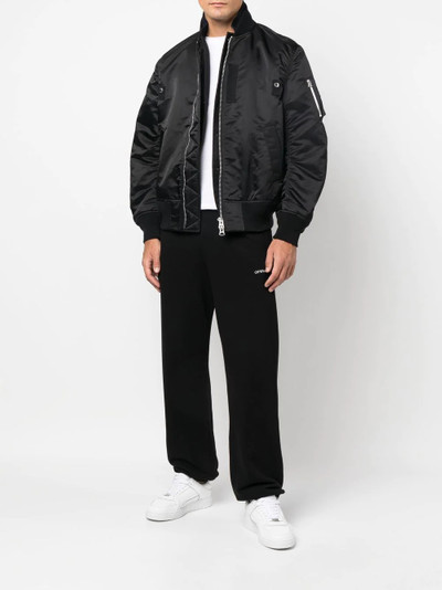 sacai zip-up bomber jacket outlook