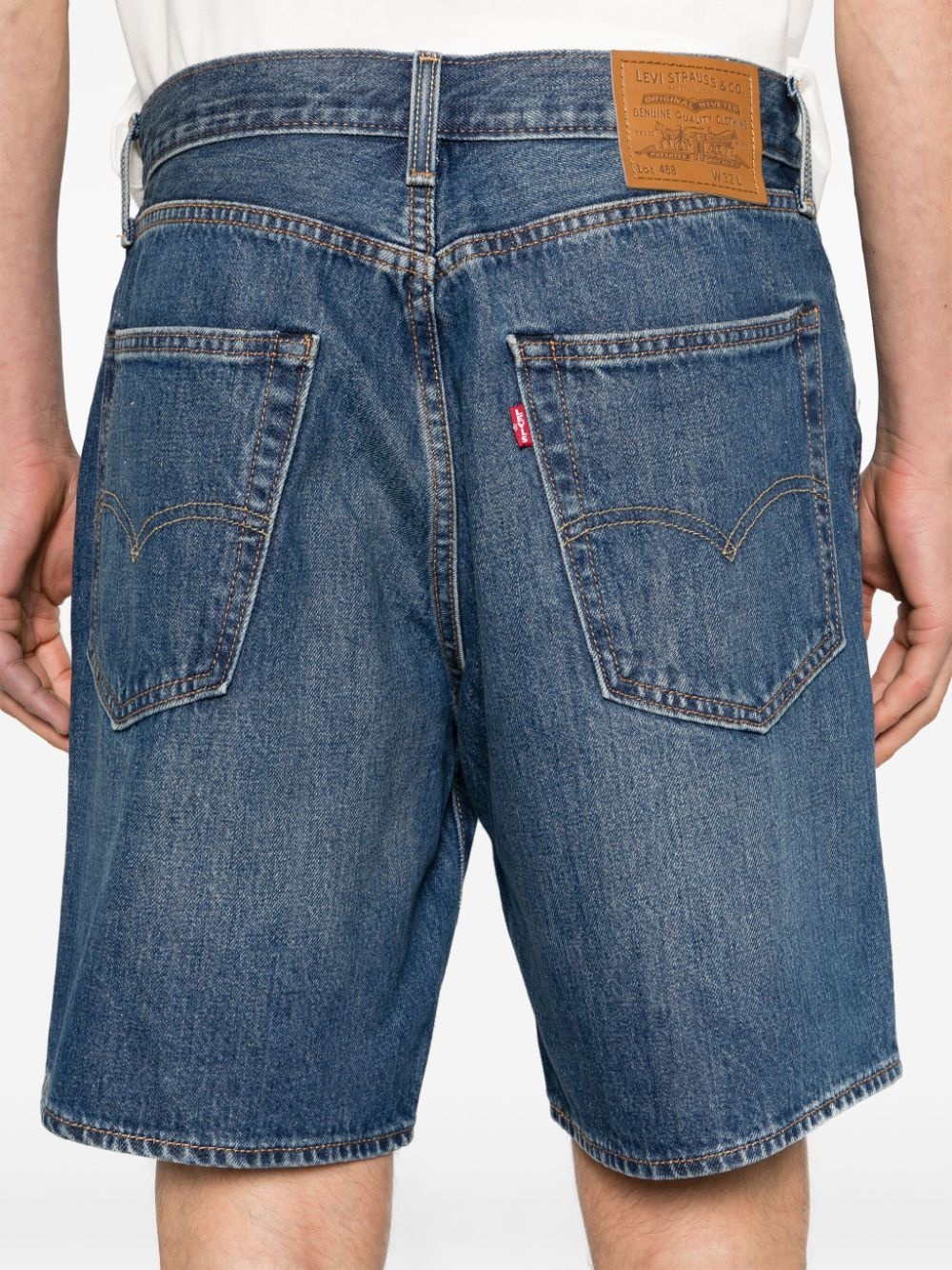 468â¢ mid-rise denim shorts - 5