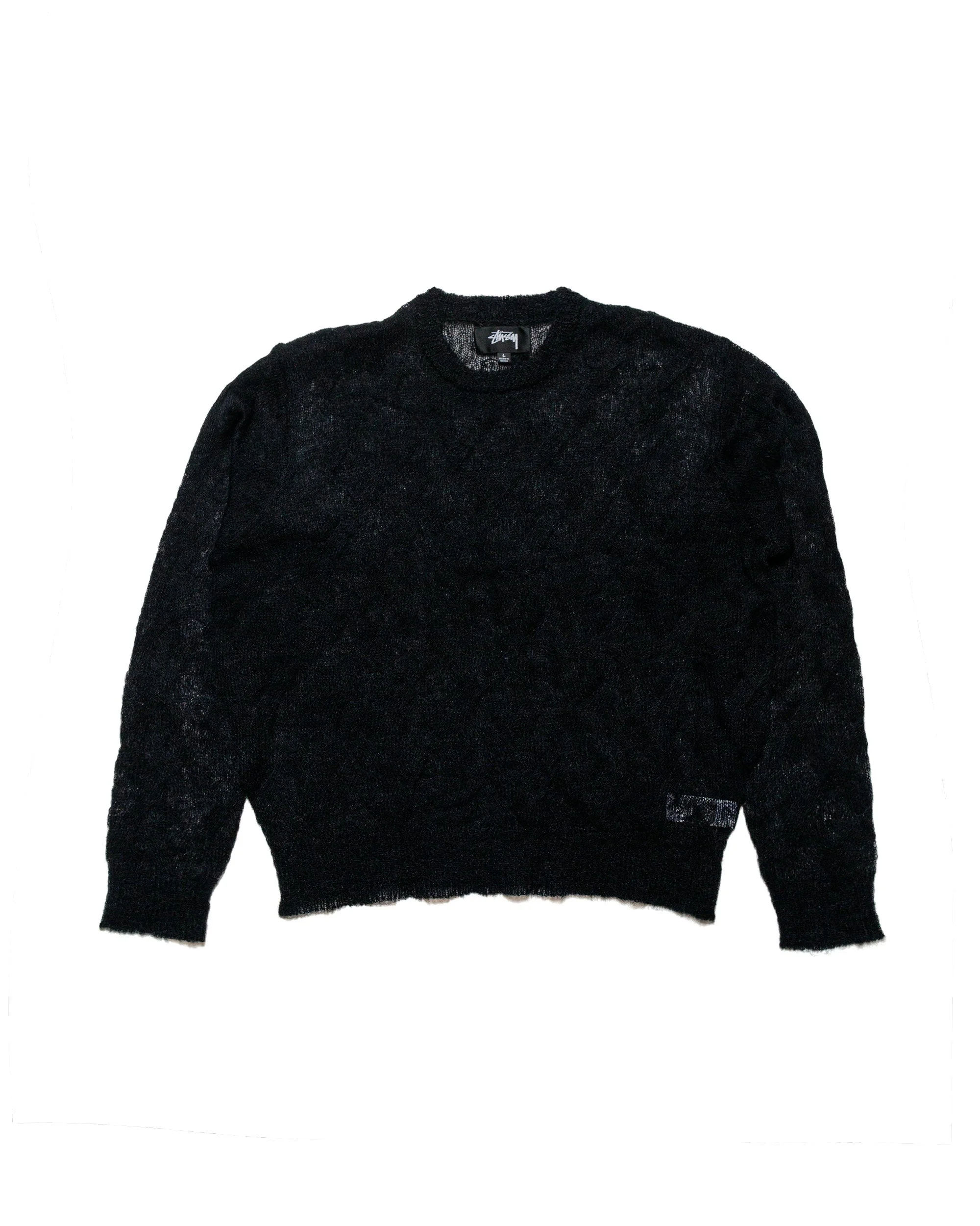 Stüssy Loose Knit Cross Cable Black - 1