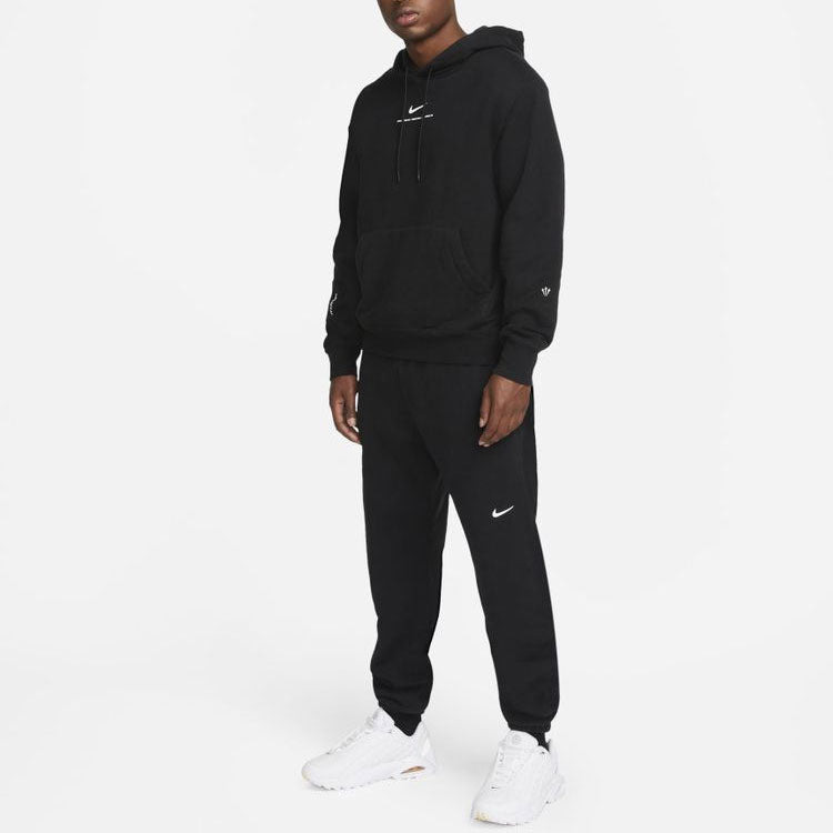 Men's Nike x Drake Crossover NOCTA Series Minimalistic Logo Printing Basketball Sports Autumn Black  - 2