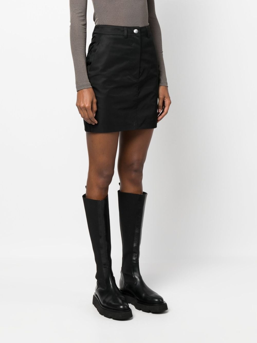 high-waist mini skirt - 3
