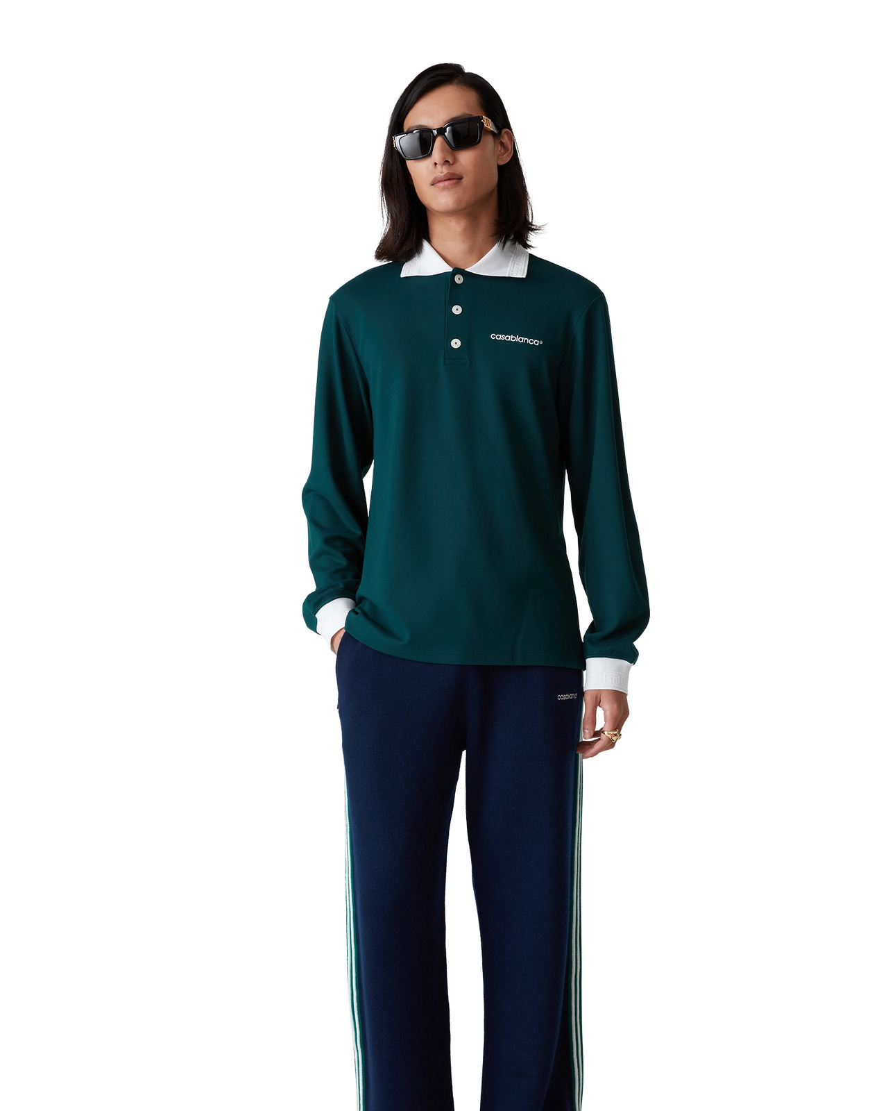 Long Sleeve Polo Shirt - 4