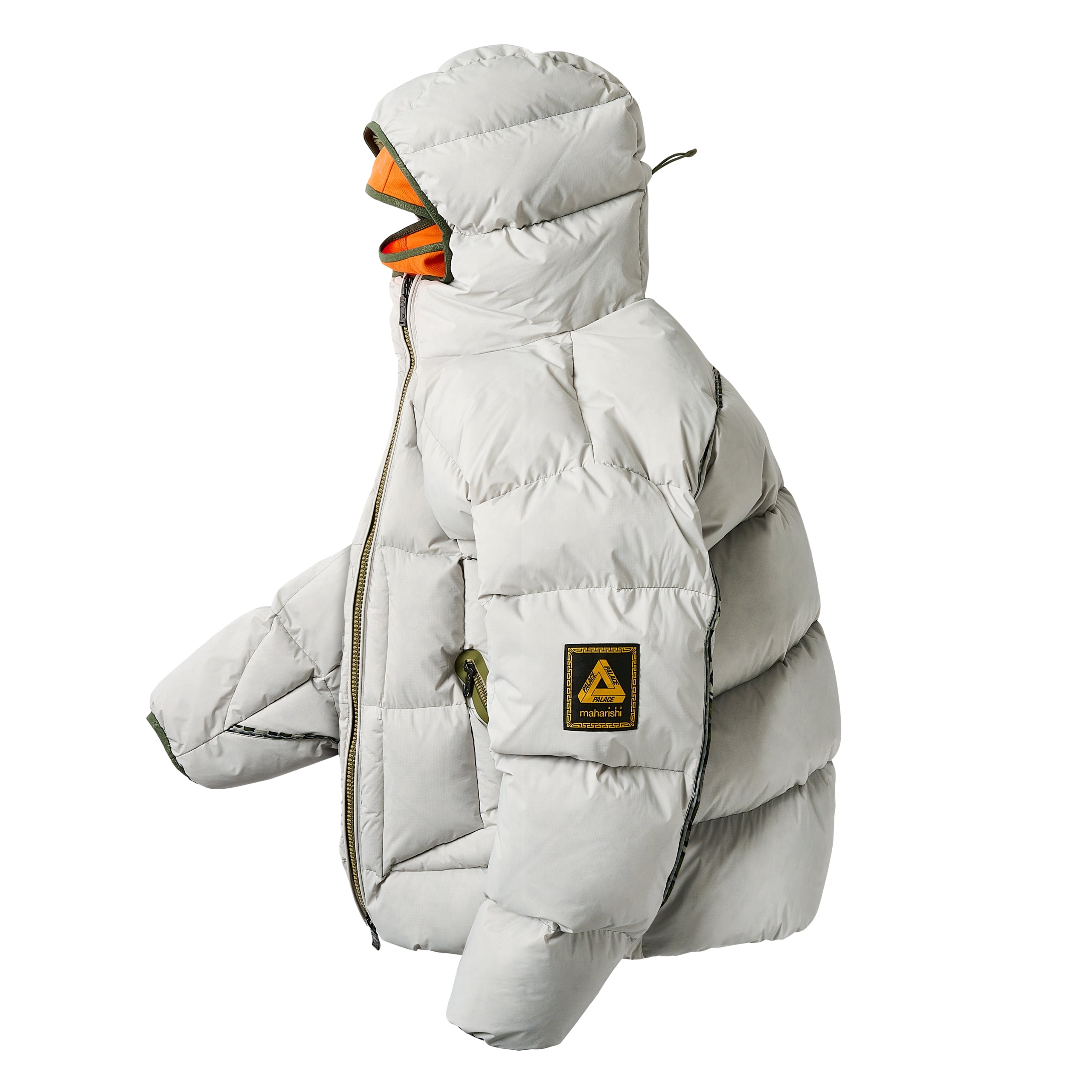 PALACE MAHARISHI TEMPLE PUFFA JACKET ICE - 6