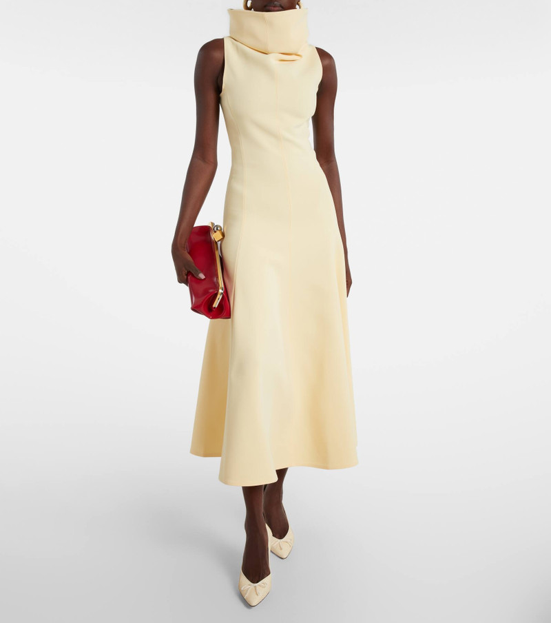 JACQUEMUS Tourni snake-effect leather pumps outlook