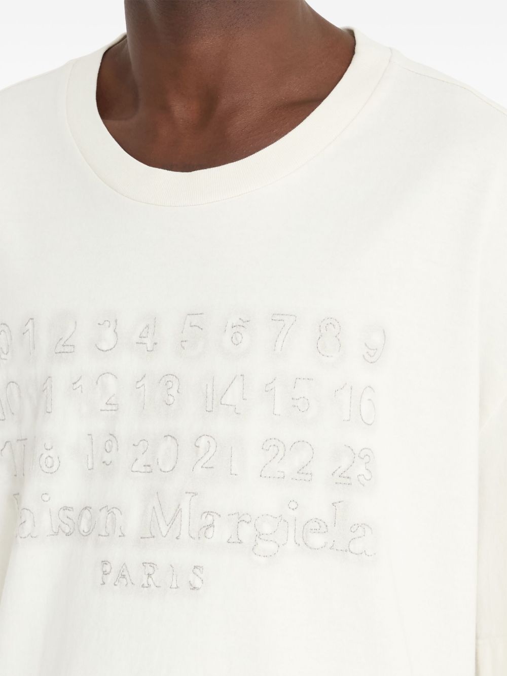 numbers-motif T-shirt - 7