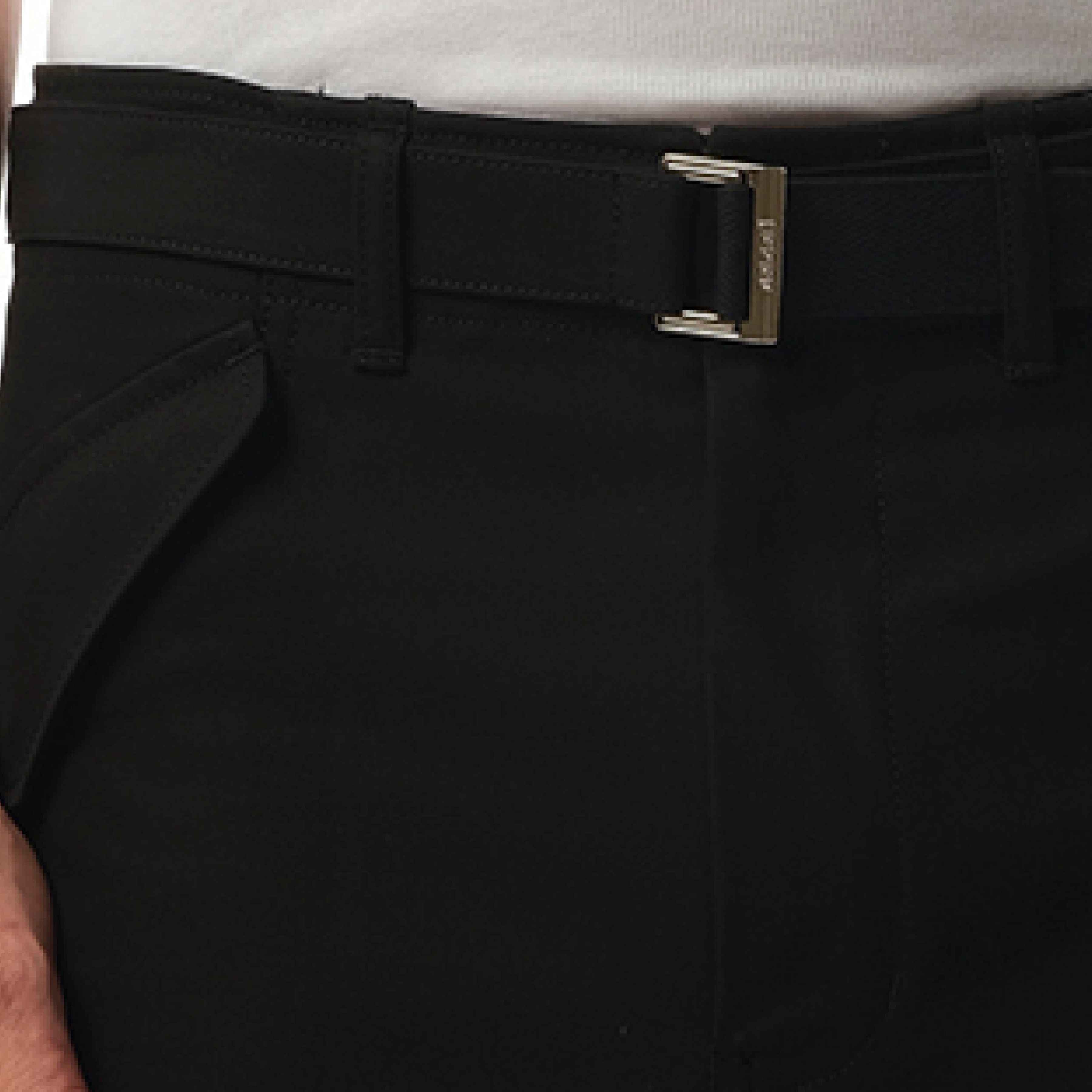 Cotton Twill Pants in Black - 3