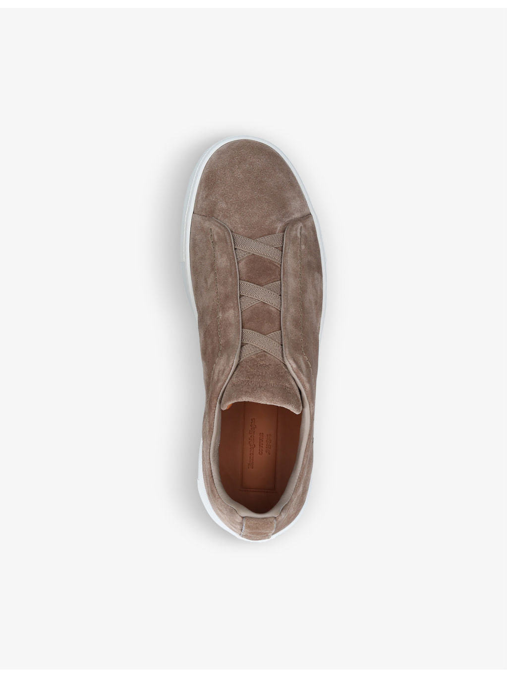 Tripe Stitch suede trainers - 2