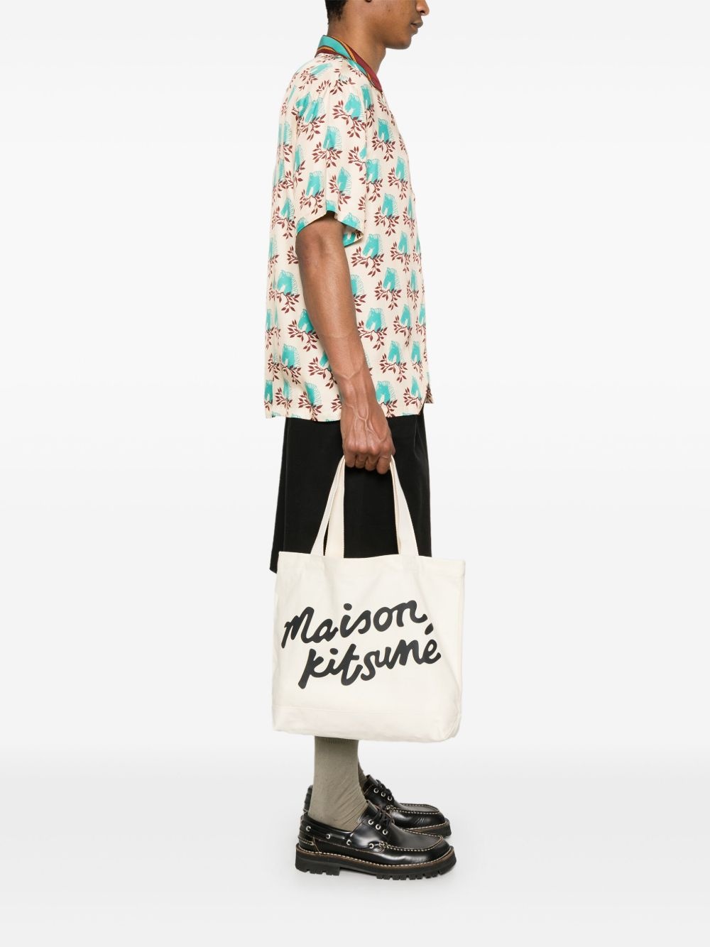 logo-print tote bag - 2