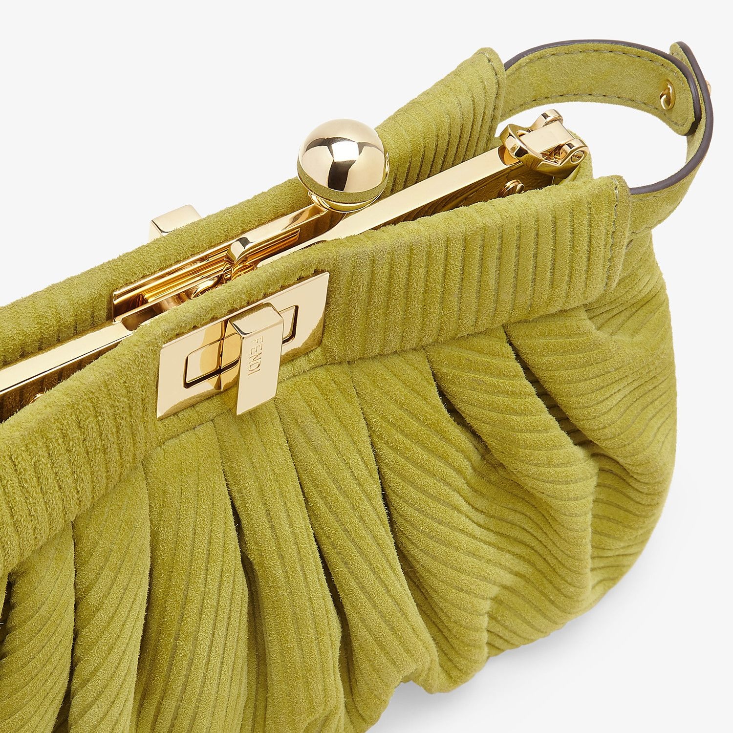 Small green suede bag - 6