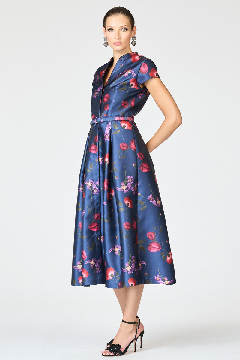 SACHIN & BABI MARTINE DRESS - MIDNIGHT JARDIN outlook