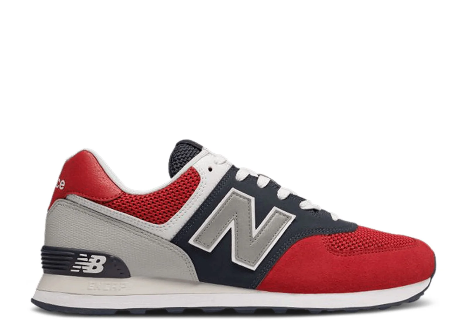 NEW BALANCE 574 PEBBLED SPORT 'TEAM RED' - 1