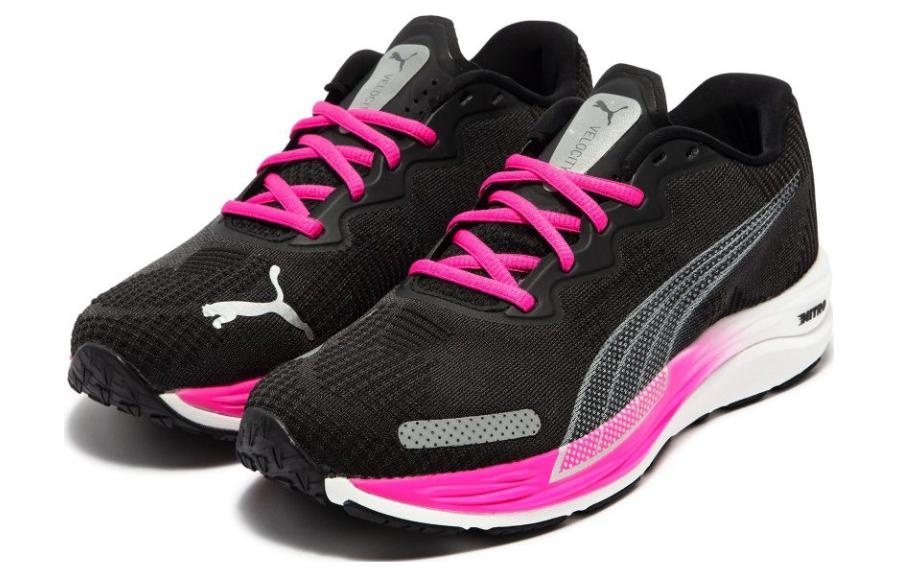 (WMNS) PUMA Velocity Nitro 2 Fade 'Black Pink White' 378527-03 - 3