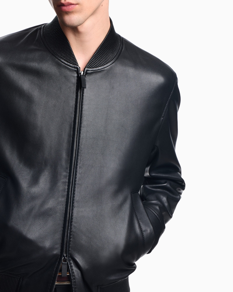 BLOUSON IN ANILINE NAPPA LAMBSKIN 5