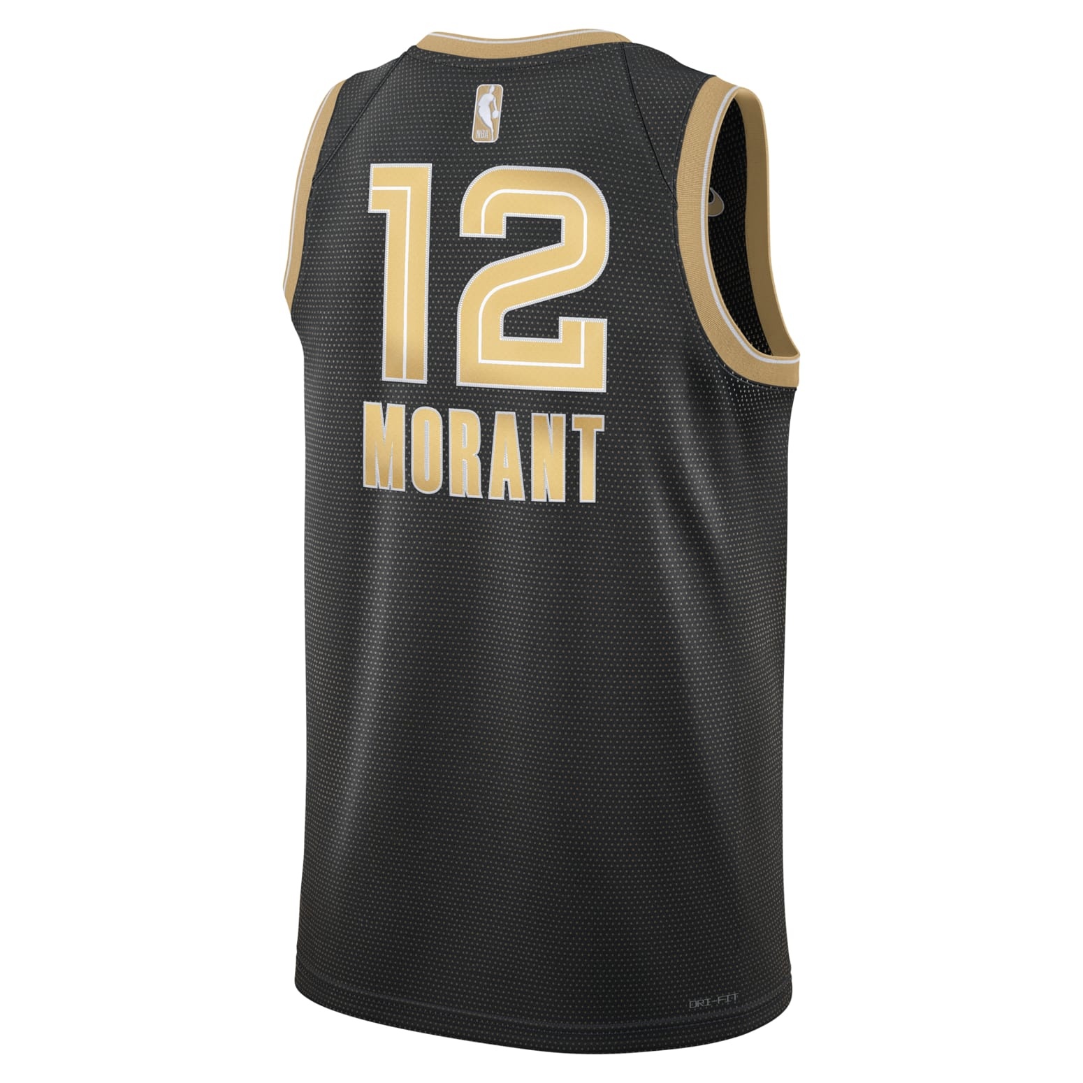 Nike Dri-FIT NBA Ja Morant Memphis Grizzlies 2024 Select Series Swingman Jersey 'Black Gold' FN5915- - 2