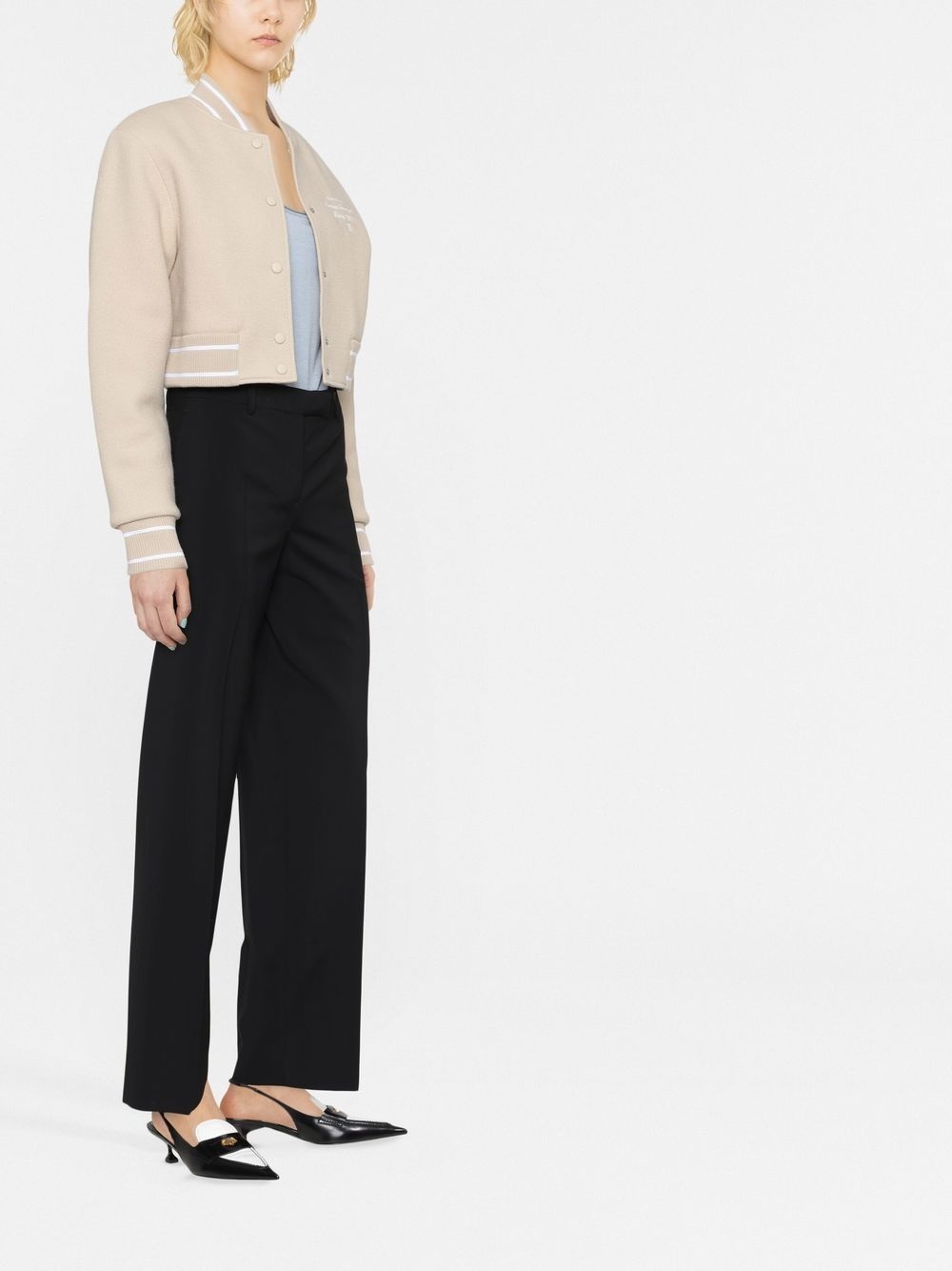 straight-leg trousers - 4