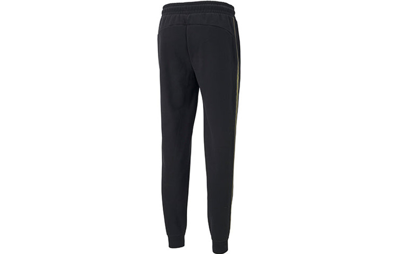 PUMA PUMA Metallic Nights Tape logo Printed Knitting Sports Trouser Men Black 587142-01 outlook