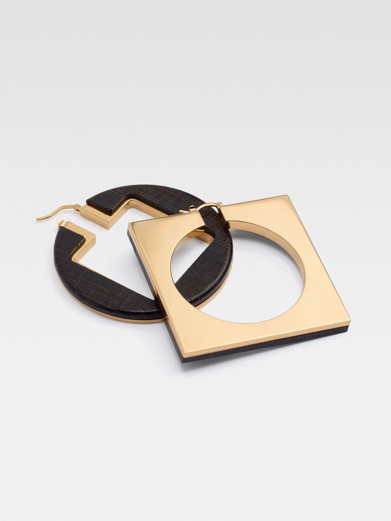 JACQUEMUS Les créoles Rond Carré outlook
