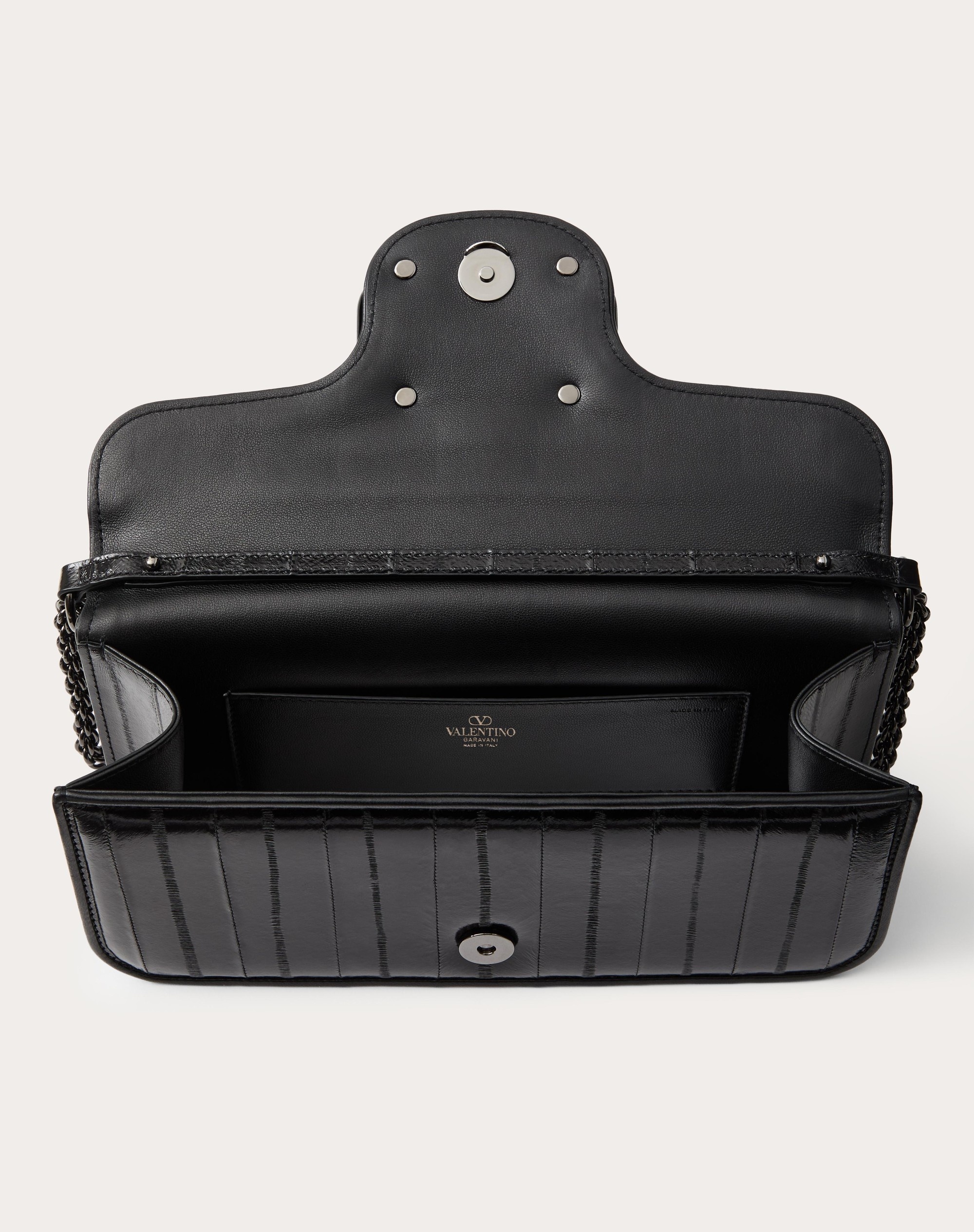 VALENTINO GARAVANI LOCÒ SHOULDER BAG IN EEL SKIN - 7