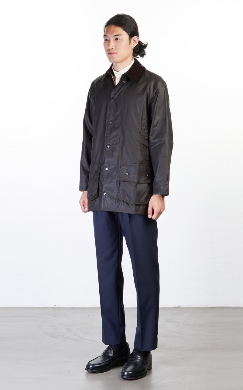 BEAUFORT WAX JACKET OLIVE - 5