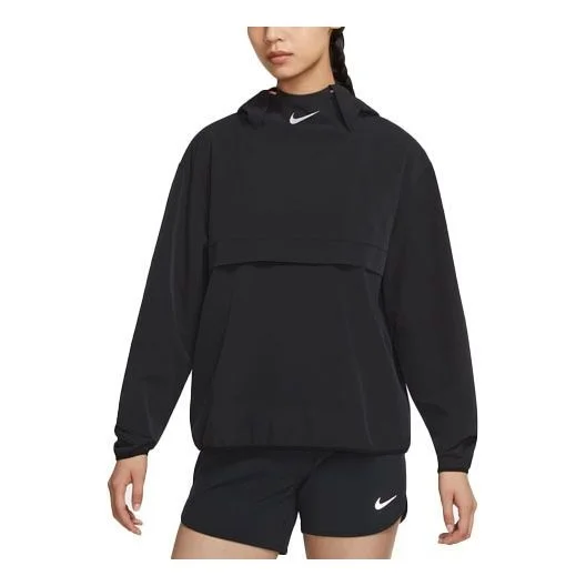 (WMNS) Nike Run Division Logo Hooded Jacket Black DD5394-010 - 1