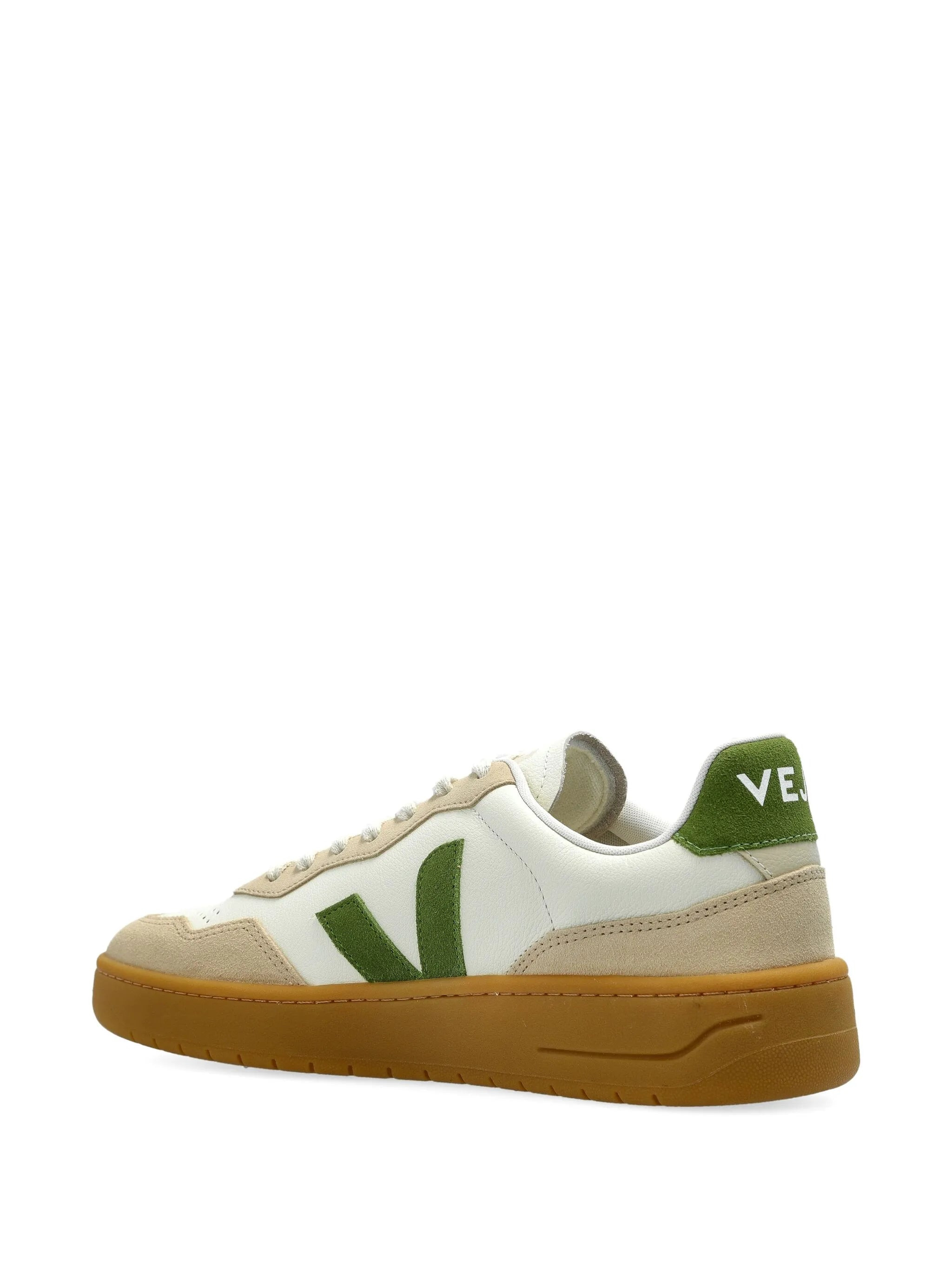 Veja V-90 Leather Suede Sneakers - 2