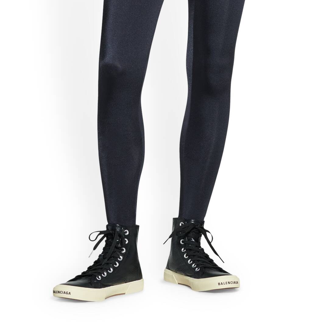 【BALENCIAGA】Paris High Top Sneakers Black Balenciaga Paris High-Top Sneaker - Women's - Free Shipping