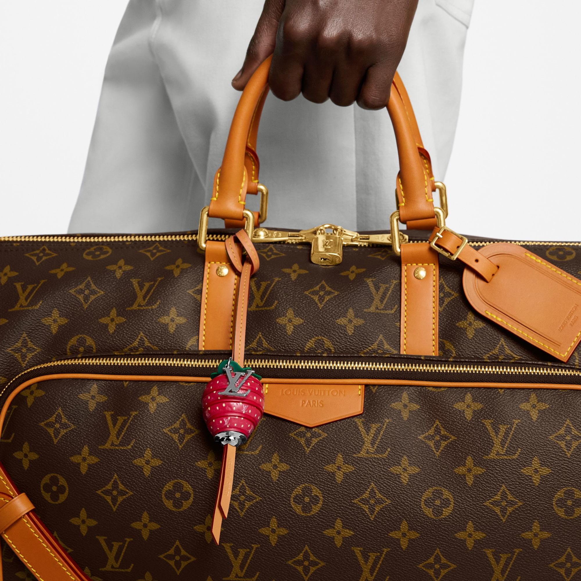 LV Strawberry Bag Charm - 3