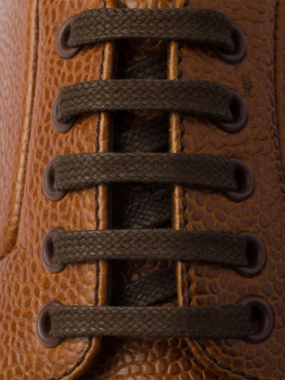 leather lace-up shoes - 5