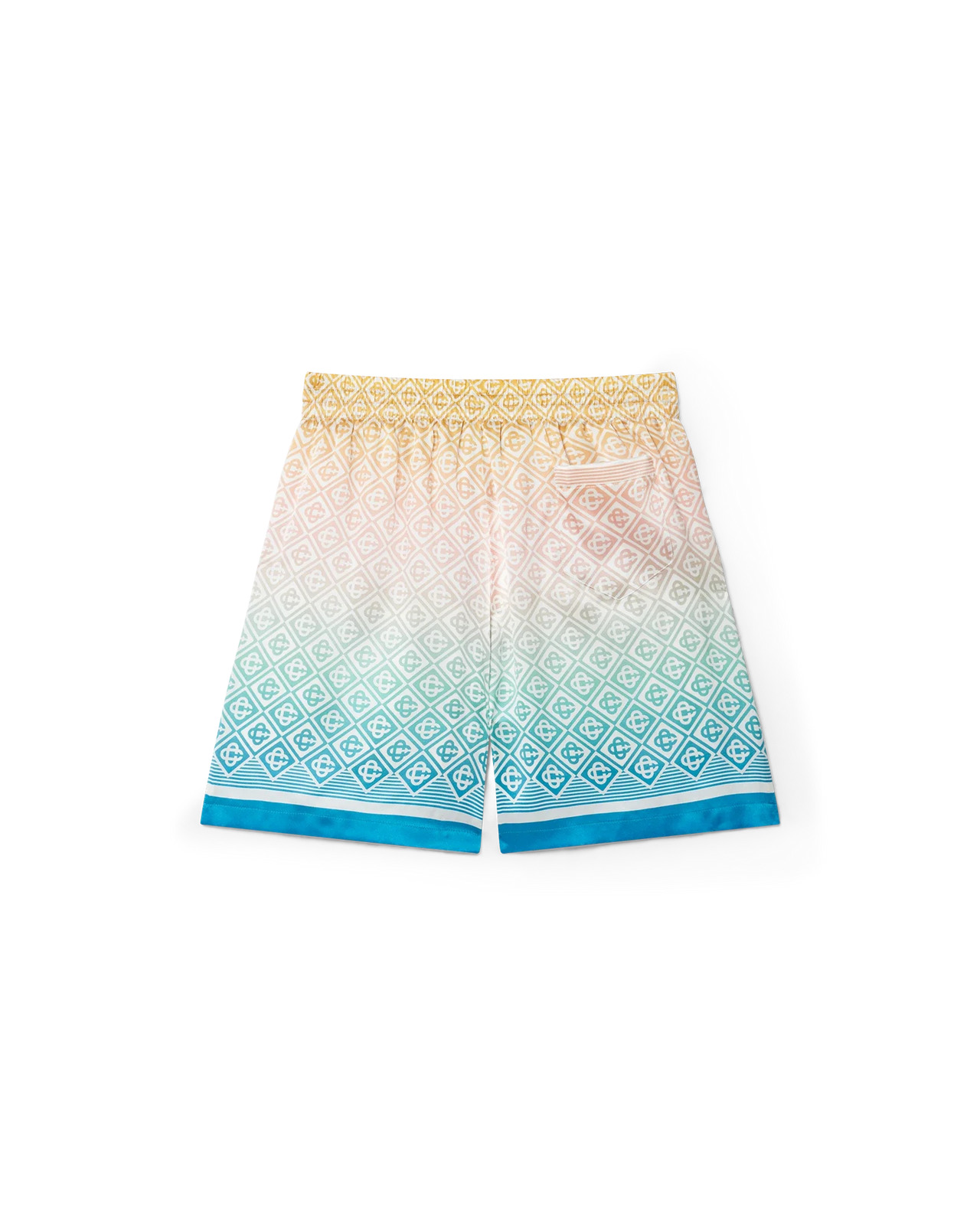Gradient Monogram Silk Shorts - 2
