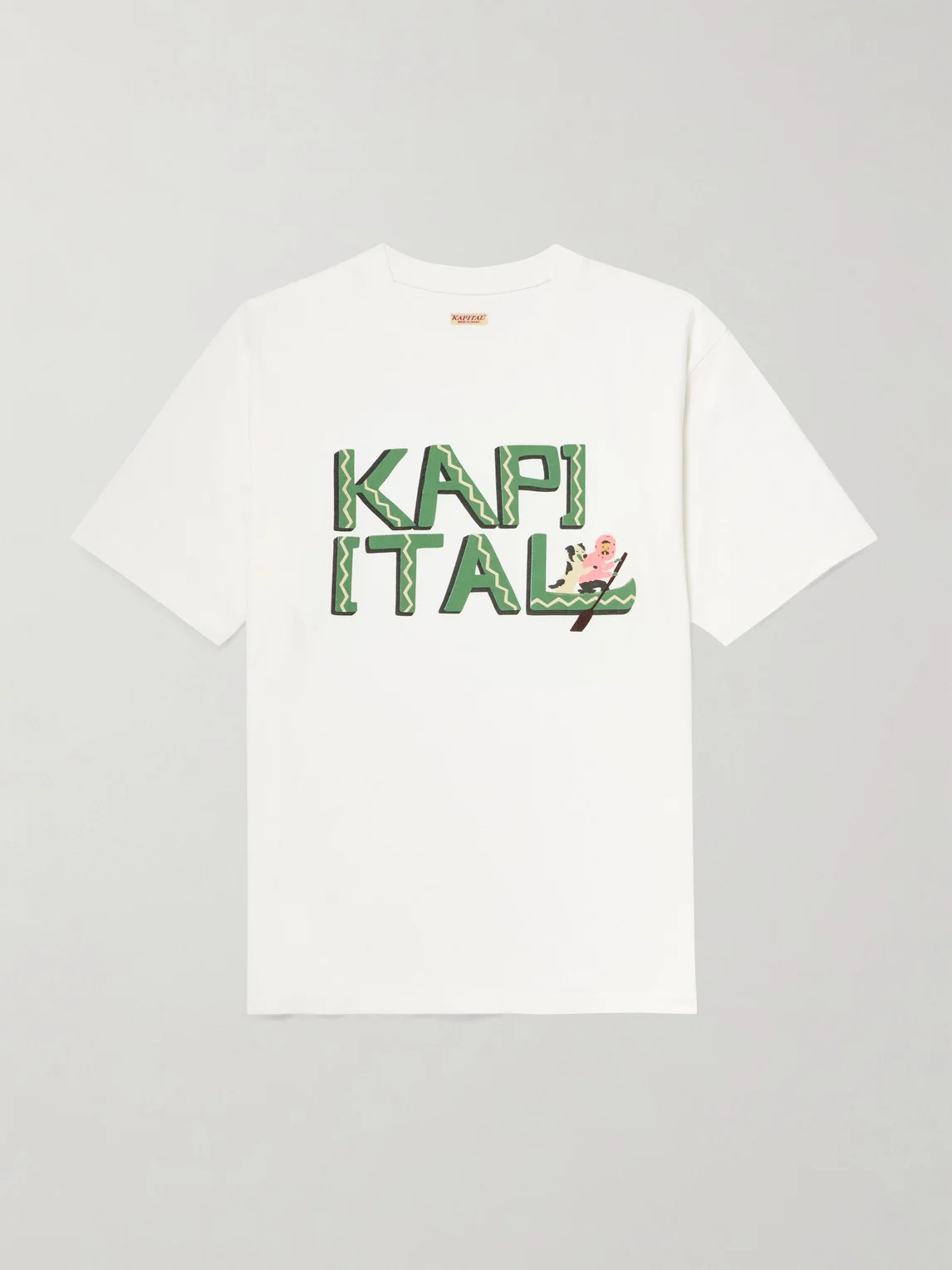 Printed Cotton-Jersey T-Shirt - 1