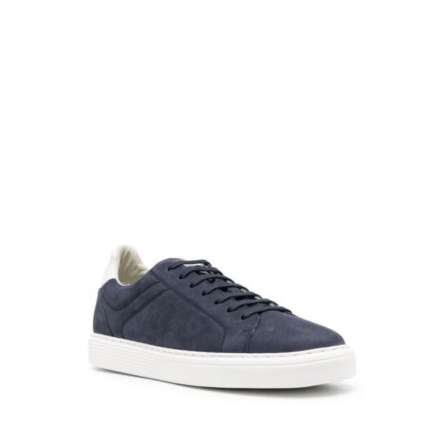 Blue low-top sneakers - 2