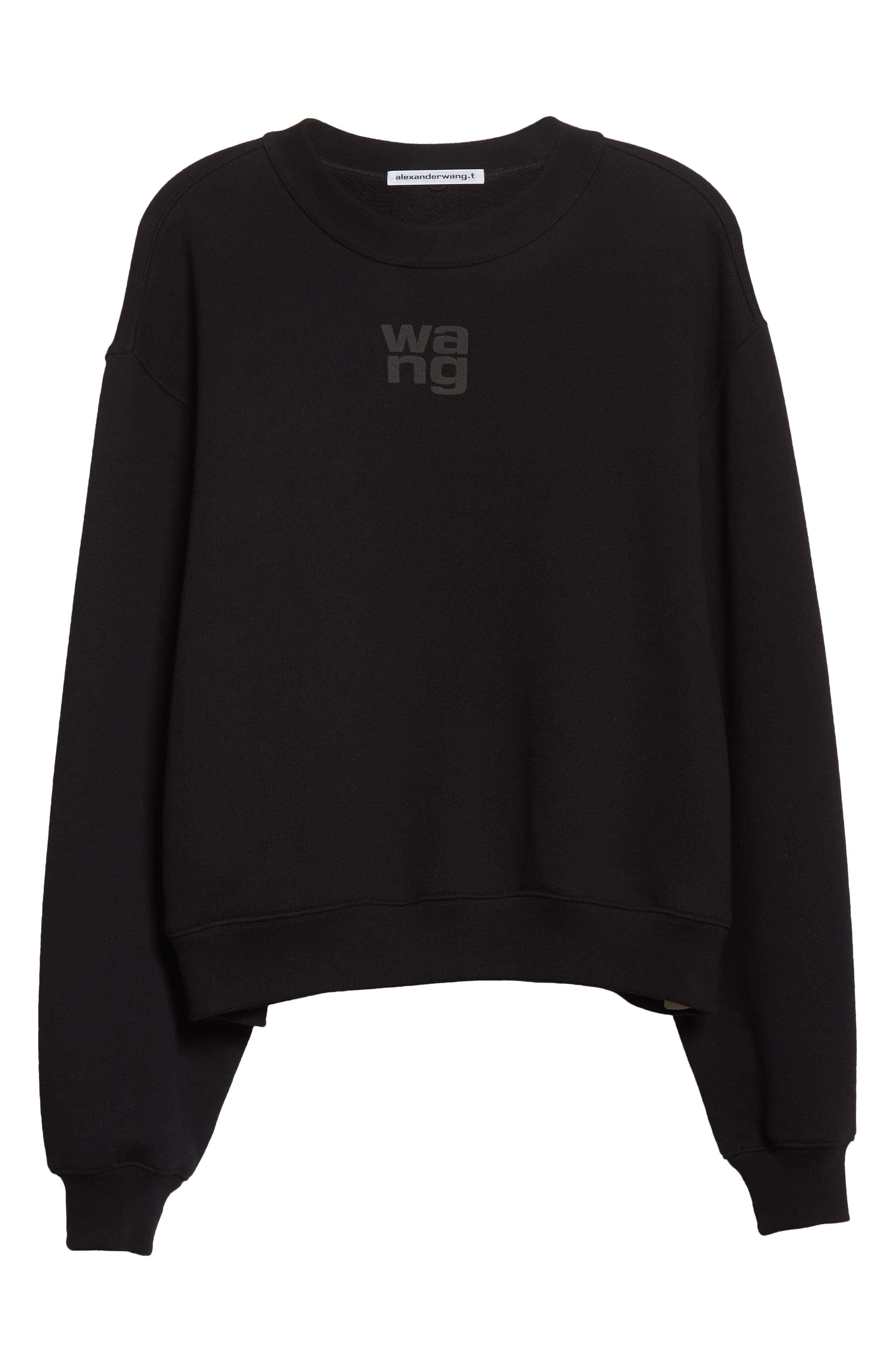alexanderwang. t Women's Essential Cotton Blend Fleece Logo Sweateshirt - 5