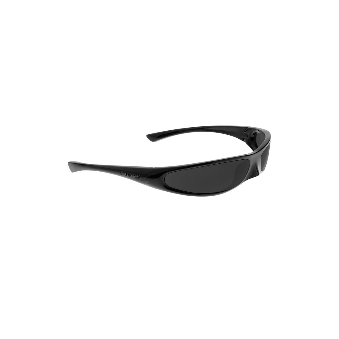 Blade Rectangle Sunglasses  in Black - 3