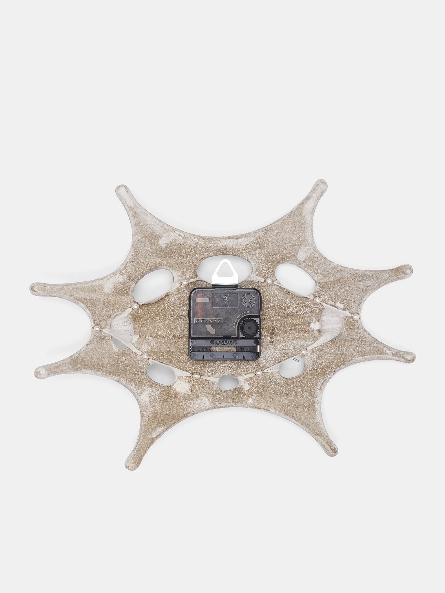 Grey Shale 'Splash' Ceramic Clock - 2