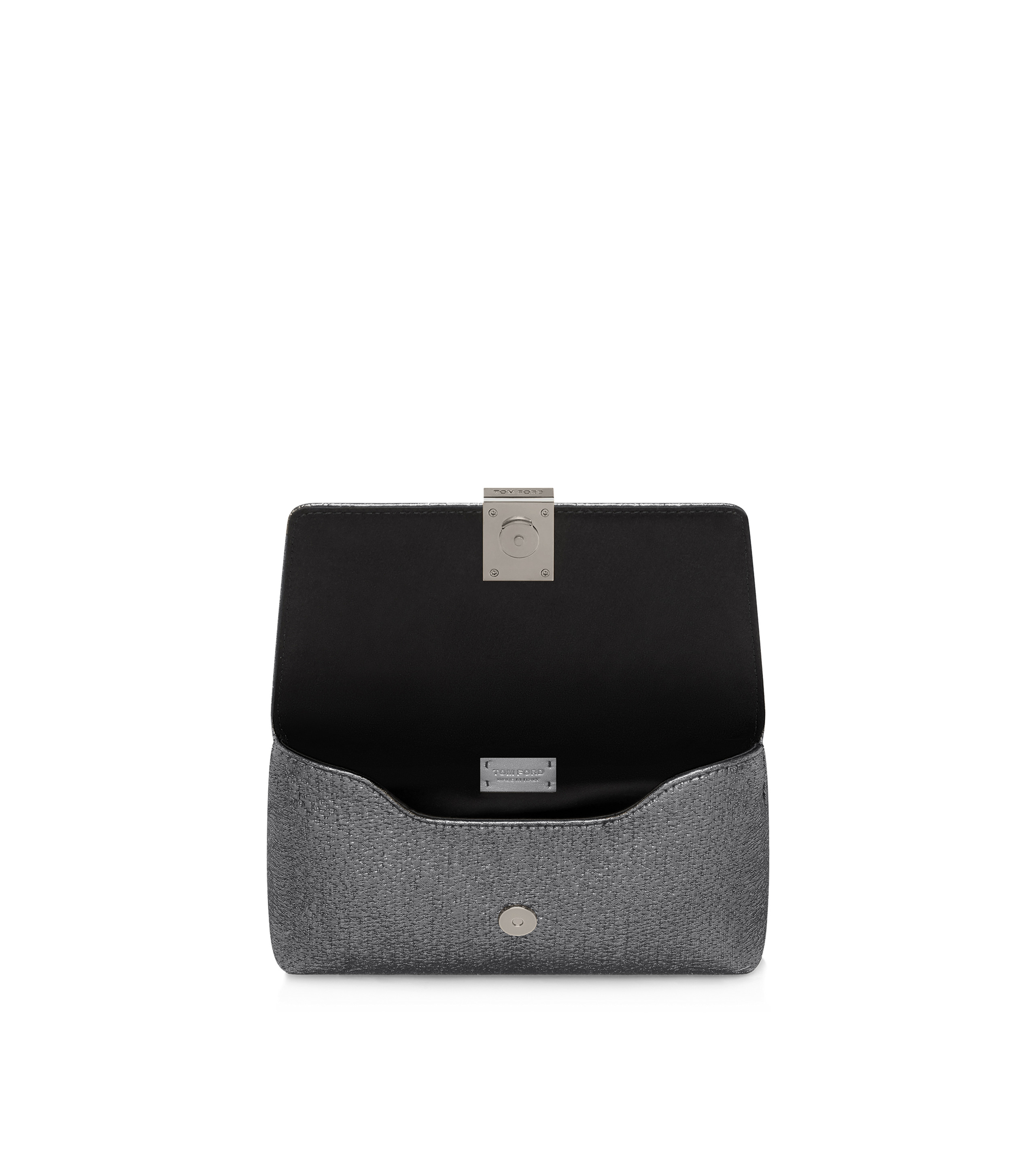 HAMMERED-EFFECT FABRIC NOBILE MINI BAG - 4