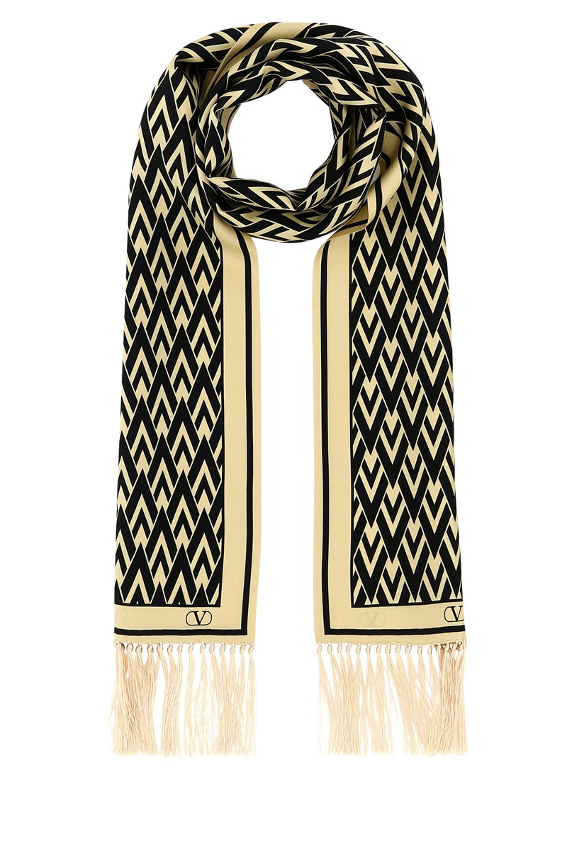 Valentino TOUTE LA V SILK BANDEAU SCARF outlook