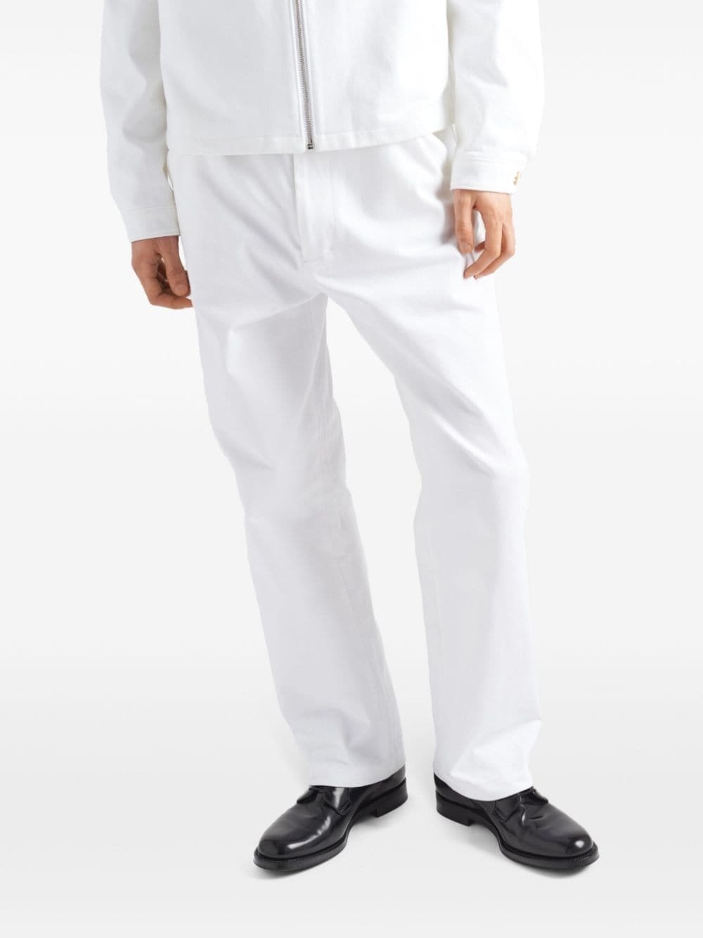 mid-rise loose-fit trousers - 5