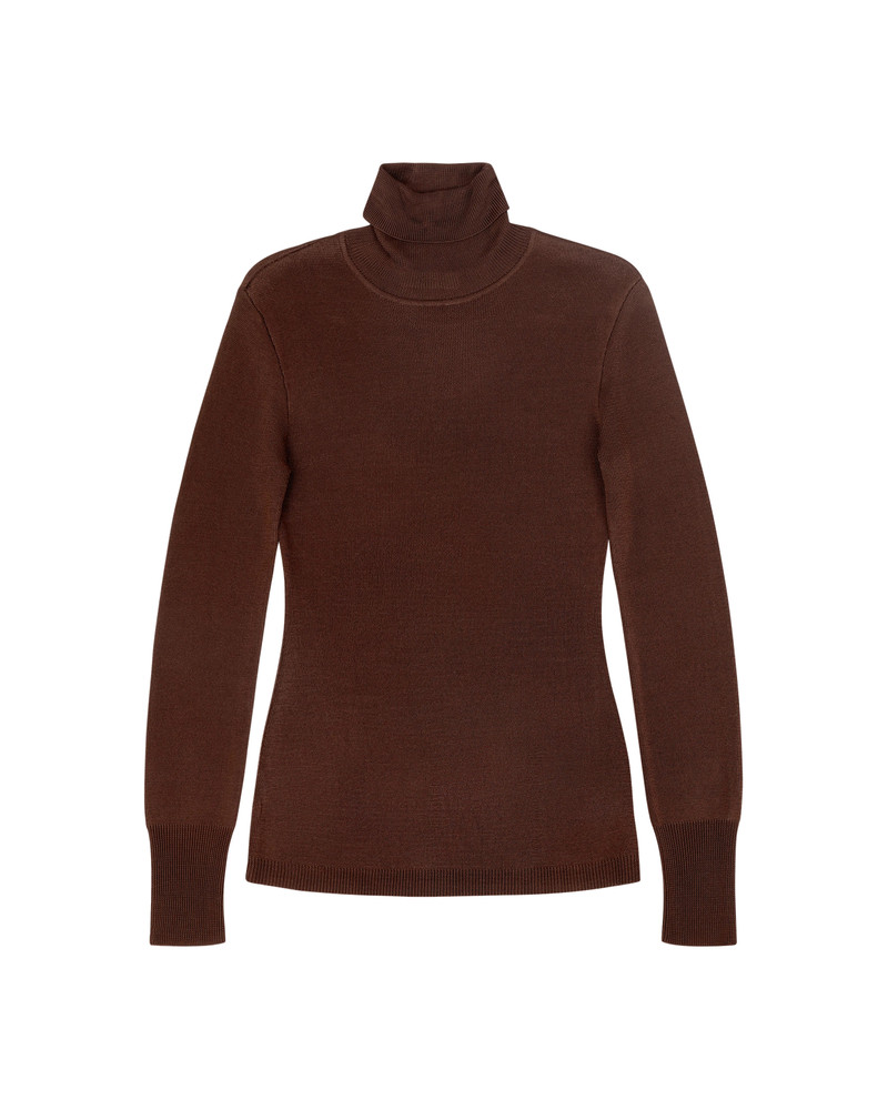 TURTLENECK LONG SLEEVE CHOCOLATE 4
