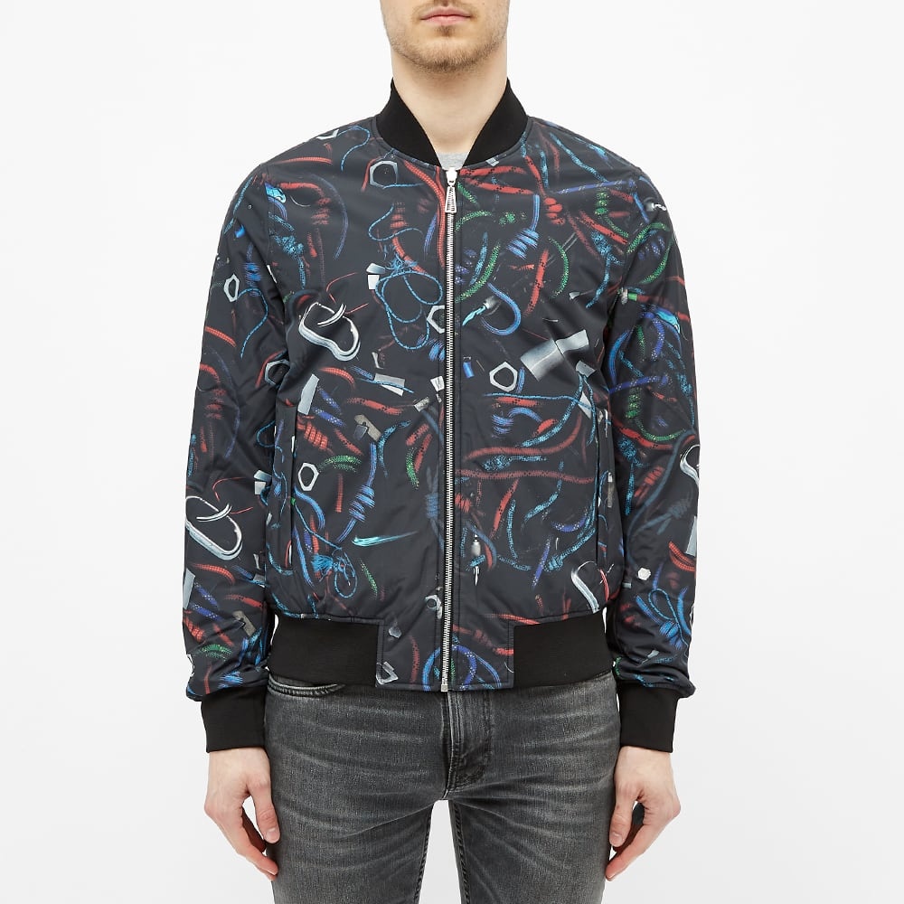 Paul Smith Reversible Rope Print Bomber Jacket - 5