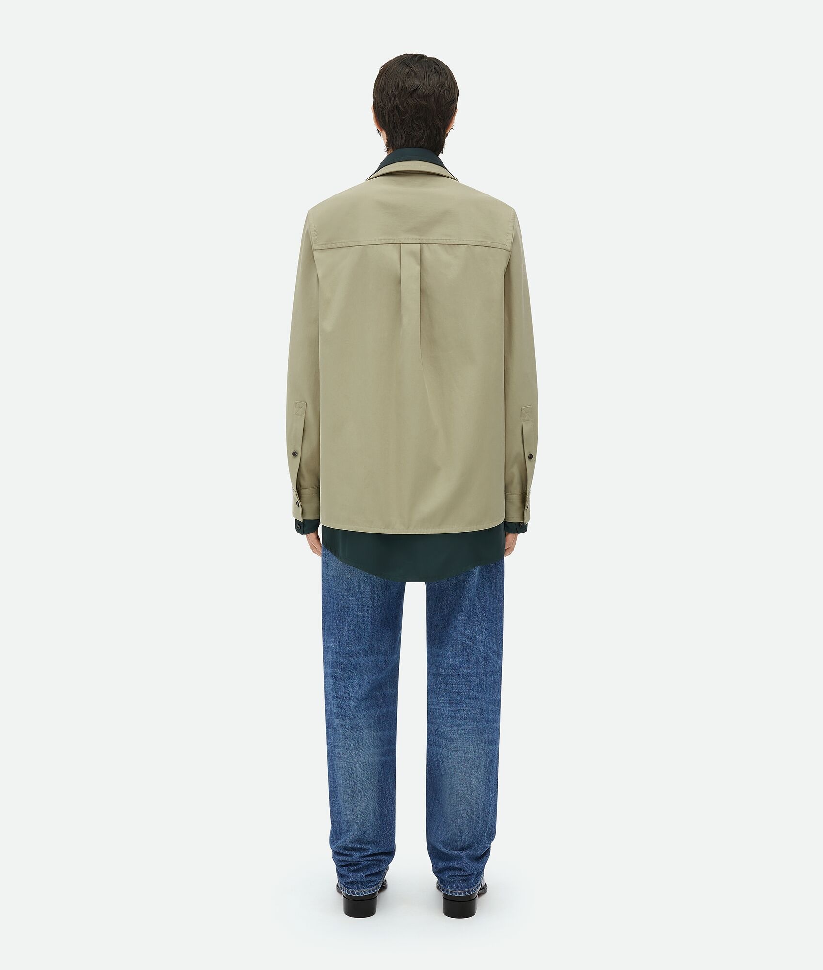 Bottega Veneta Relaxed Fit Cotton Twill Double Shirt