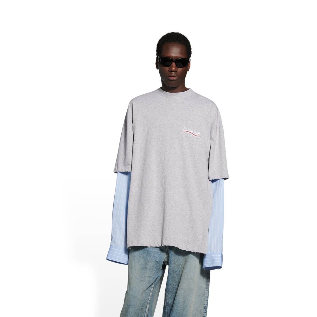 F*k様 BALENCIAGA Political Campaign Layer Balenciaga Political Campaign Layered T-Shirt | Saks Fifth